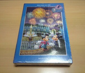 Disney ディズニー 恋のファイヤーワークス ホログラム ジグソーパズル 1000ピース 新品 未開封 テンヨー ミッキー ミニー