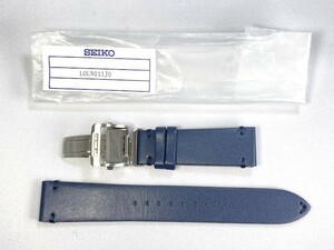 L0LN011J0 SEIKO セイコー プロスペックス 20mm 純正革ベルト カーフ ブルー SBDC117/6R35-01B0用 ネコポス送料無料