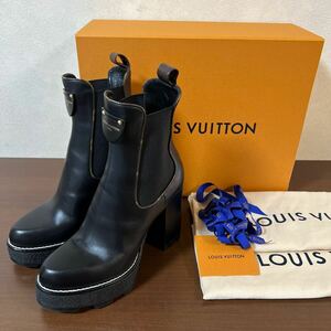 【極美品】LOUIS VUITTON ルイヴィトン ボブール・ライン アンクルブーツ size 37 付属品完備