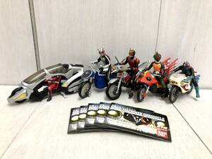 送料無料 ★ 全5種 BANDAI バンダイ 特撮メカコレクション ライダーマシンクロニクル ガシャポン 仮面ライダー1号 アマゾン スーパー1 龍騎