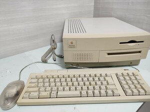 A042/ 希少 Appleアップル Macintosh Centris 650 M1205 マッキントッシュ/ Appleキーボード2 M0487 / Macwayマウス付き 【動作未確認】