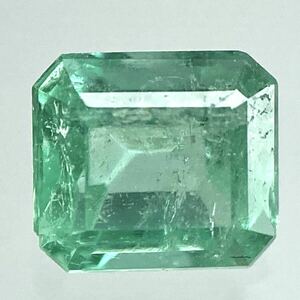 〔天然エメラルド0.379ct〕a約4.52×4.10mmソーティング付 ルース 裸石 宝石 ジュエリーjewerly emerald テDE0