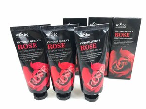 未使用　wiShe 　ヴィクトリア　クイーンズ　ローズ　ROSE　ハンドクリーム　80ml×3本　韓国コスメ　KES-2107　