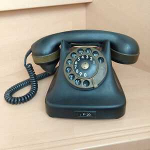 アンティーク　黒電話　レトロ 骨董 電話機　 ドイツ製　昭和レトロ