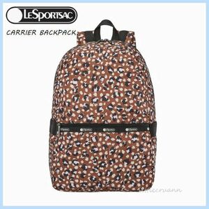 LeSportsac◆キャリア バックパック /レオパード 3504 CARRIER BACKPACK /F465 CONNECT THE SPOTS デイパック アメリカ正規品 (1129)