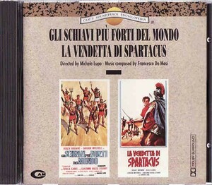 ★CD Gli Schiavi Piu Forti Del Mondo & La Vendetta di Spartacus 砂漠の反逆者 & スパルタカスの復讐 サントラ 輸入盤