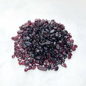 【チップ】ガーネット＊100g＊天然石チップ＊インテリア＊浄化＊Garnet