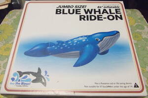 HorseplayToys製　　CLASSIC 1990S INFLATABLE BLUE WHALE RIDE-ON