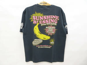 日焼けあり アンチ 半袖 Tシャツ ANTI ハワイアン BANANA 太陽の恵み F商会 ATT-161 ネイビー 44(XL) 50%オフ(半額) 送料無料 即決 新品