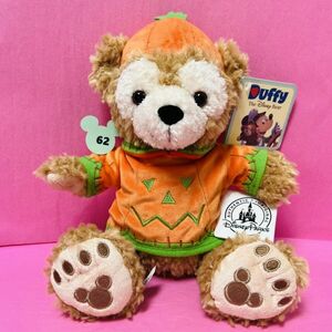 #62 ハロウィーン パンプキン ダッフィー 12インチ ぬいぐるみ WDW DLR Halloween Duffy the Disney Bear US ディズニー パーク