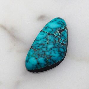 Lone Mountain Turquoise ローン マウンテン ナチュラル ターコイズ 彫金 トルコ石　シルバー インディアン ジュエリー #803