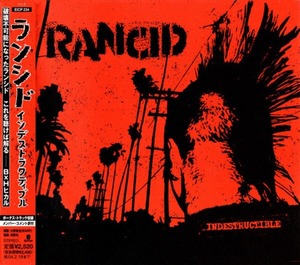 ＊中古CD RANCIDランシド/INDESTRUCTIBLE+1 2003年作品国内盤ボーナストラック収録初回限定盤仕様 ラーズ・フレデリクセン Sony Music