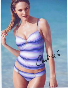 Candice Swanepoel キャンディス・スワンポール★直筆サイン写真★証明書COA◆9572