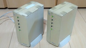【倉庫整理】NEC ISDN ターミナルアダプタ Aterm IT 25DSU ( PC-IT25D1 ) 2個セット 通電確認済み