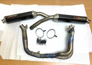 送料無料 美品 超希少 YZF-R1 5VY 04-06 akrapovic アクラポビッチ エボリューションライン フルエキゾースト レーシング マフラー チタン