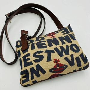 1円【極美品】Vivienne Westwood ヴィヴィアンウエストウッド ビッグオーブ ショルダーバッグ クロスボディ ポーチ メンズ レディース