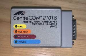 Allied Telesyn CentreCOM 210TS 動作確認品