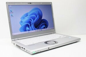 1円スタート ノートパソコン Windows11 Panasonic レッツノート CF-LV7 第8世代 Core i5 SSD256GB メモリ8GB Windows10 14インチ カメラ