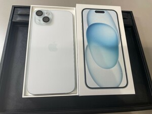 新品同様　SIMフリー　iPhone 15 Plus 128GB ブルー