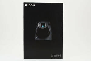 送料360円　【コレクター収集 良品】 リコー RICOH GR DIGITAL III 商品カタログ パンフレット カメラ　同梱可能 ＃8957