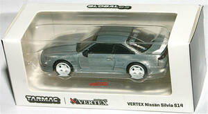 Tarmac Works 1/64 ベルテックス 日産 シルビア チェイスカー VERTEX Nissan Silvia S14 ニッサン ターマックワークス Chase Car ホワイト