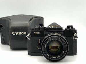 Canon F-1 + FD 55mm f1.2 S.S.C. SSC キヤノン フィルム一眼レフ 純正ケース付き