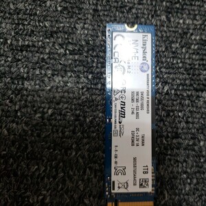 キングストンテクノロジー Kingston SSD NV1-E 1TB PCIe 1000G
