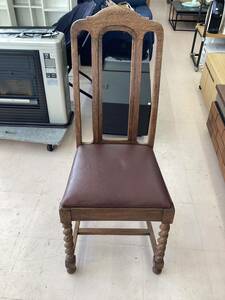 ★ アンティークチェア　ツイストダイニングチェア 木製 椅子 