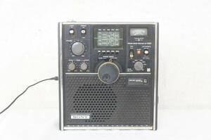 SONY ソニー ICF-5800 FM/AM 5バンドレシーバー ラジオ 昭和レトロ AC-9 ACアダプター付き 5305118011