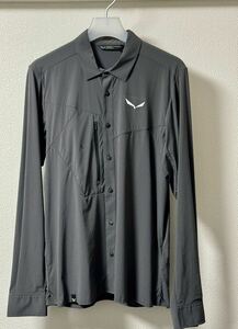 SALEWA PUEZ MINI CHECK2 DRY M L/S Shirt サレワ 長袖 シャツ 吸汗速乾 ストレッチ 新品