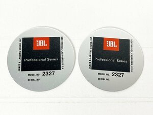 JBL 2327 プレート 2枚 [11086]