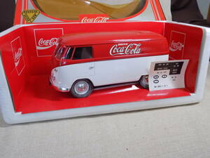 1993年 フランス製　コカ・コーラ Coca-Cola　フォルクスワーゲン（VW） コンビ 1966　ダイキャストメタルカー　　検:モデルカー・バス