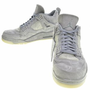 【28cm】NIKE × KAWS / ナイキ × カウズ 930155-003 AIR JORDAN 4 RETRO KAWS COOL GREY エアジョーダン4 レトロスニーカー