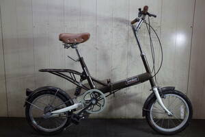 人気良品！ブリヂストン SNEAKER SCY16316インチ シマノ内装３段 折り畳み自転車