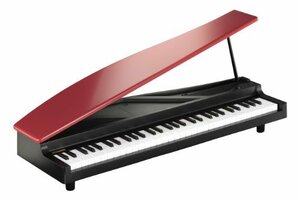 【中古】 KORG コルグ MICROPIANO マイクロピアノ ミニ鍵盤61鍵 レッド 61曲のデモソング内蔵 自動演