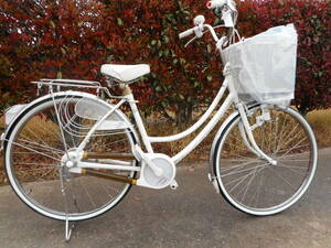 旧車　昭和の自転車　丸石サイクル製　新品　サンタモニカ　ベルト車　Ｗランプ　リヤ－キャリア－ワイド使用　３０年前