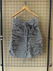 【COMME des GARCONS COMME des GARCONS/コムデギャルソン コムコム】Gingham Check Tiered Skirt ギンガムチェック ティアード スカート