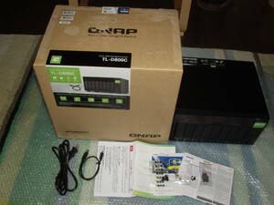 ■□QNAP JBODストレージエンクロージャーTL-D800C(USB) 中古正常動作品□■