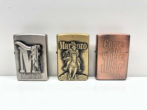 【未使用】Marlboro　マルボロ　ZIPPO　ジッポ　オイルライター　喫煙具　喫煙グッズ 　コレクション　本体のみ　動作未確認