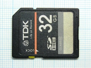 ★ＴＤＫ ＳＤＨＣ メモリーカード ３２ＧＢ 中古★送料６３円～