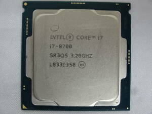 ★Intel /CPU Core i7-8700 3.20GHz 起動確認済み★ジャンク！！