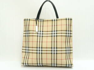 バーバリー　ノヴァチェック　バッグ　レクタング　コーティングキャンバス　BURBERRY　18679611