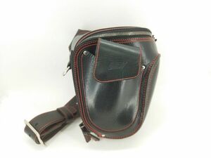 【美品】HYOD× GAHO LEATHER HIP BAG-TYPE-C ヒョウドウ レザーヒップバッグ バイク用品 ライダース◆3110/フィールドギア浜松宮竹店