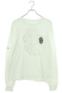 クロムハーツ Chrome Hearts CH L/S /1 サイズ:L ヴァインダガーバックプリント長袖カットソー 中古 SJ02