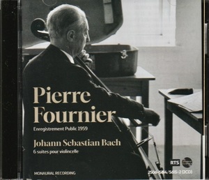 PIERRE FOURNIER - BACH ; THE 6 CELLO SUITES RTS/ Prominent Classics 2CD