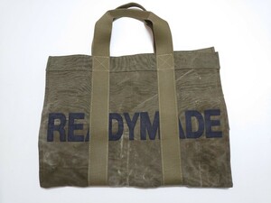 READYMADE TOTE レディメイド トートバッグ ラージサイズ 未使用品 EASY TOTE KHAKI ヴィンテージ コットン カーキ 1点もの レア 大特価