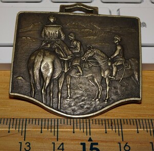 rarebookkyoto ｍ306　満洲　帝国　即位大典記念　派遣騎兵第四旅団　メダル　1935　年　　新京　大連　中国　溥儀