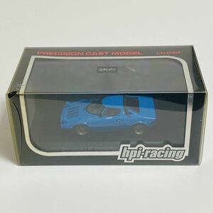 【極美品】hpi・racing エイチ.ピー.アイ.ジャパン 1/43スケール Lancia Stratos HF Stradale Light Blue 986 ランチア ストラトス ブルー