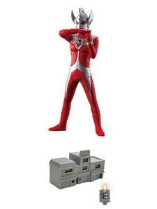 ウルトラマン アルティメットルミナスSP4 バラ2種 ウルトラマンタロウ 民家（無彩色）+ルミナスユニット ミニカタログ1枚付き