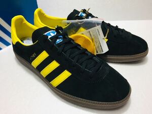 未使用! 2021製 adidas アディダス H01812 ATHEN アテネ 黒黄 スエード 29cm US 11 箱付き シティシリーズ 都市 地名 天然皮革